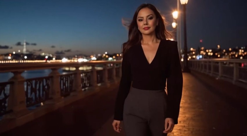 Ebru Gündeş'in yapay zekayla 30 yaş gençleştiği klibi olay oldu - Resim: 4
