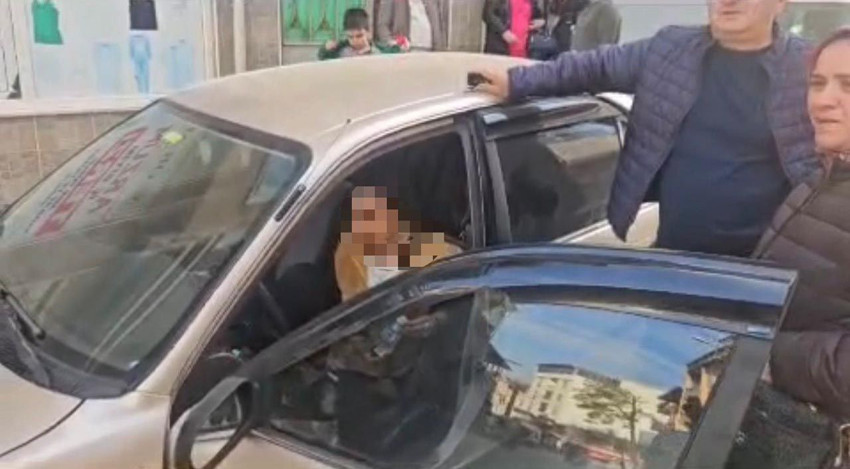 Akılalmaz hırsızlık girişimi kamerada! Suçüstü yakalandı, ''araç benim'' deyip sahiplerine saldırdı! - Resim: 3