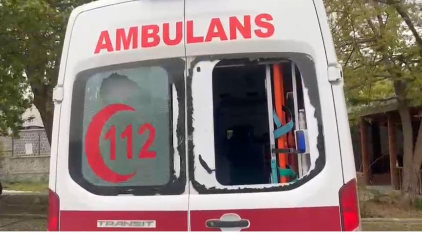 Aynı şüpheli ambulansa 76'ncı kez taşla saldırdı - Resim: 2