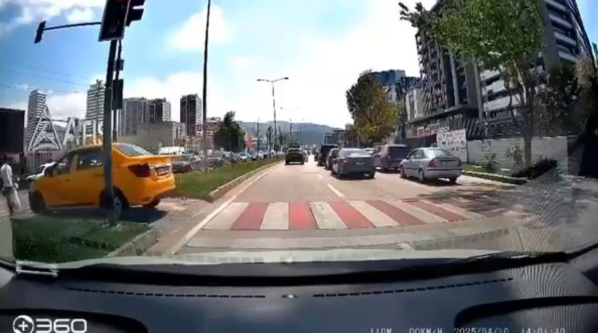 Yaya geçidinden geçen taksici ''yuh'' dedirtti - Resim: 3