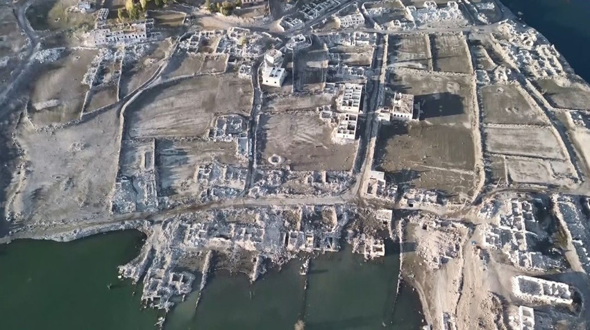 Sular çekildi, Türkiye'nin gerçek Atlantis'i ortaya çıktı - Resim: 1