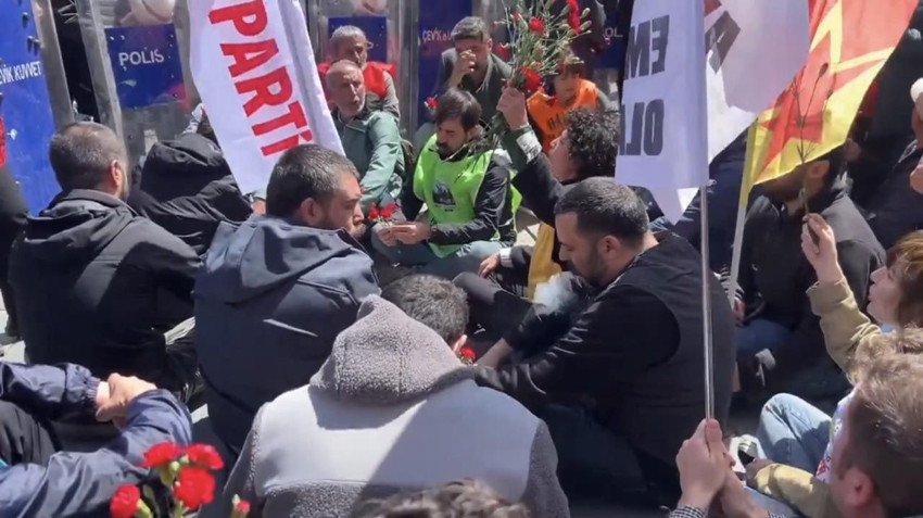 Taksim’de 1 Mayıs 1977 anmasına polis müdahalesi: Onlarca gözaltı var! - Resim: 3