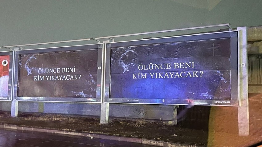 ''Ölünce Beni Kim Yıkayacak ?'' afişlerinin altından TRT çıktı! - Resim: 1