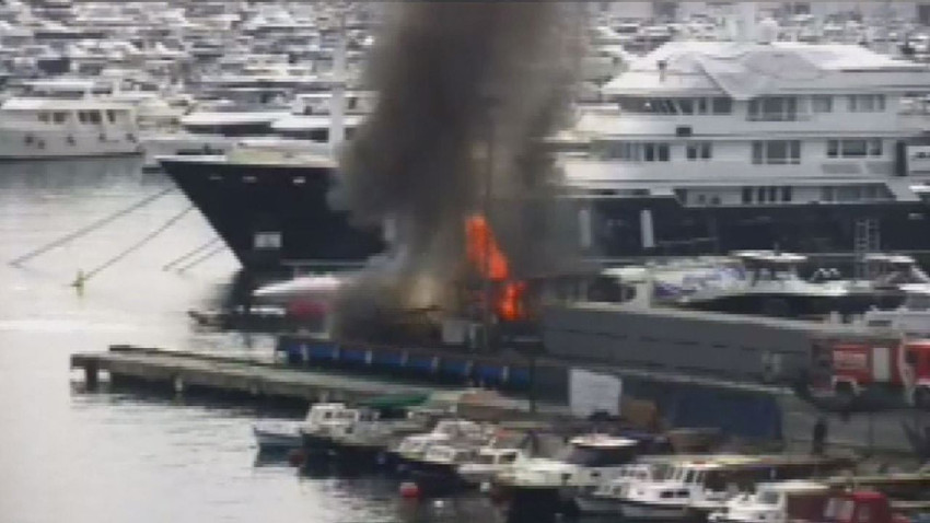 İstanbul'un dev marinasındaki yakıt istasyonunda yangın çıktı - Resim: 4