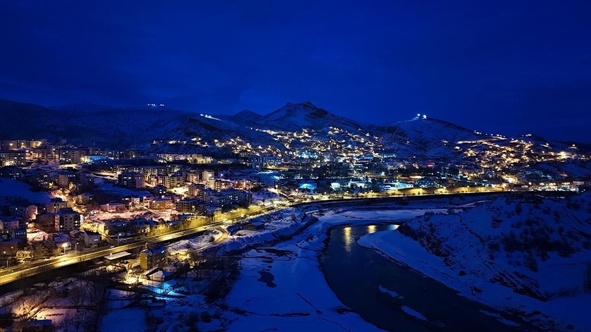 Beyaz örtüyle kaplanan Tunceli'den masal gibi görüntüler - Resim: 1