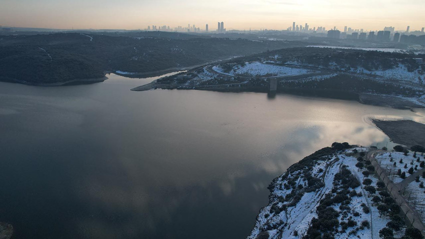 Kar yağışı İstanbul'un barajlarına can suyu oldu: 15 günde yüzde 13'lük artış! - Resim: 1
