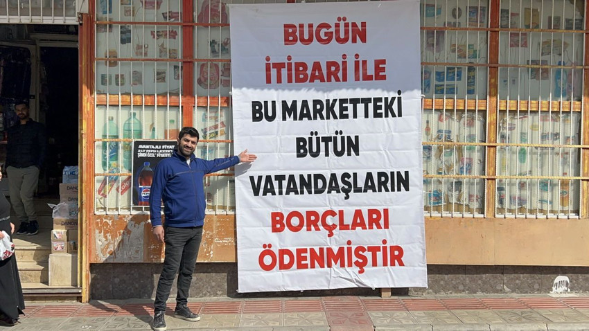 Yüzlerce depremzedenin veresiye defterini kapattı - Resim: 1