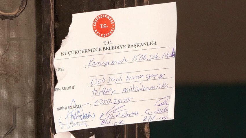 İstanbul'da 8 katlı bina mühürlendi - Resim: 4