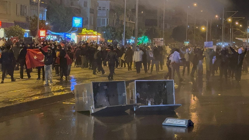 Antalya'daki protestolarda polisten TOMA'lı müdahale: Çok sayıda gözaltı var - Resim: 3
