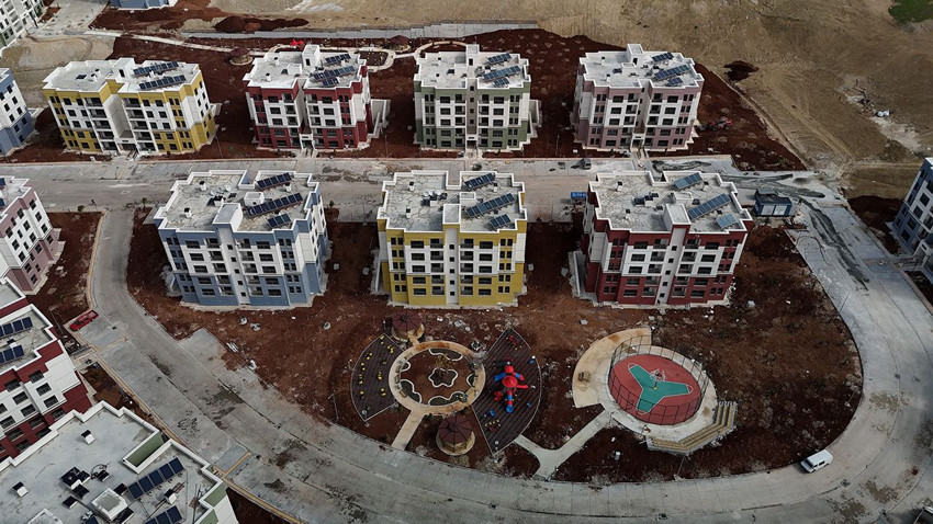 Depremzedeler için yapılan kalıcı konutlarının son durumu görüntülendi - Resim: 2