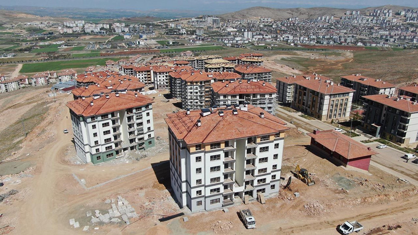 Asrın felaketinin ardından inşaatı hala süren kalıcı konutların son hali görüntülendi - Resim: 3