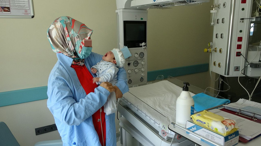 Dünyaya tam yarım kiloluk yükle gelen minik Eymen'den müjdeli haber - Resim: 2