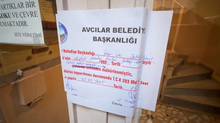 İstanbul'da kolonları alarm veren 4 katlı bina mühürlendi - Resim: 4