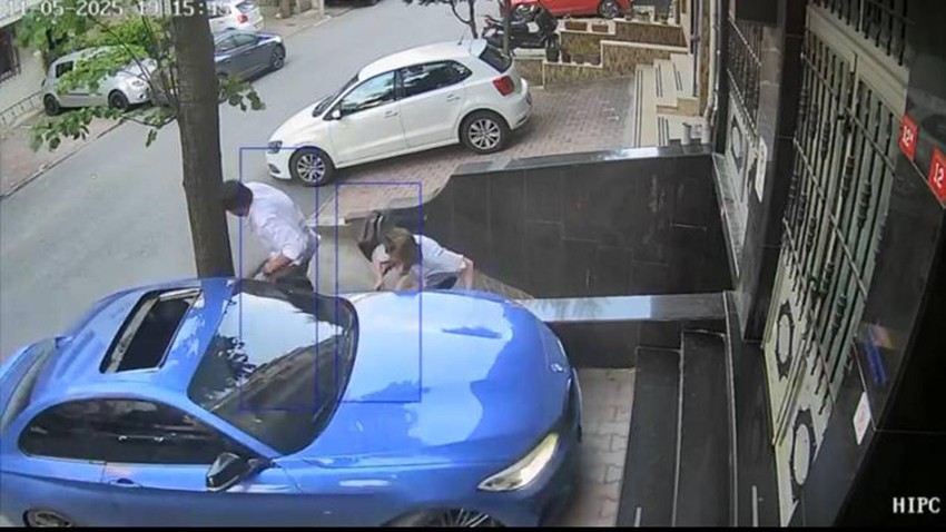 Otomobili eski eşinin üzerine sürdü, genç kadın otopark boşluğuna düştü - Resim: 2