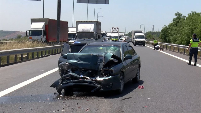 Kuzey Marmara Otoyolu'nda korkunç kaza: Trafik magandasının yaptığına inanamayacaksınız! - Resim: 3