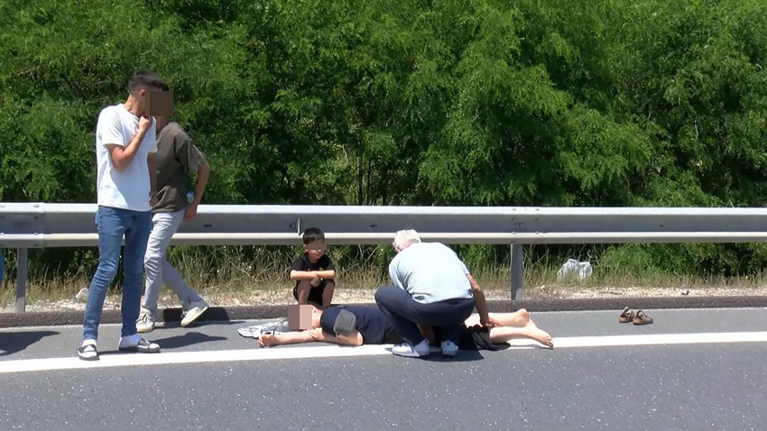 Kuzey Marmara Otoyolu'nda korkunç kaza: Trafik magandasının yaptığına inanamayacaksınız! - Resim: 4