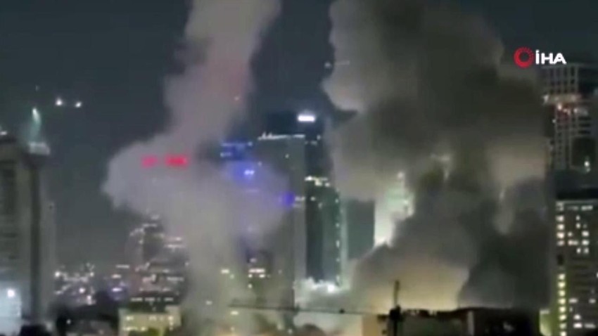 İran, İsrail'e karşı operasyon başlattı: Tel Aviv'e füze yağdı! - Resim: 1