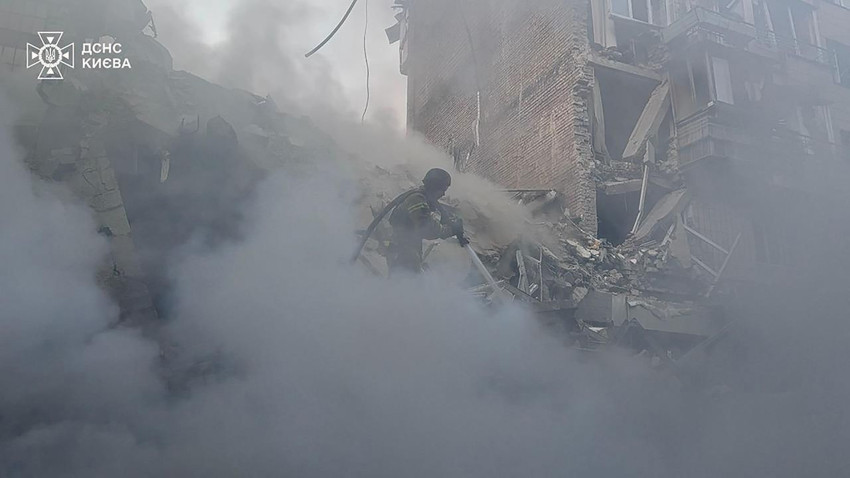 Rusya'dan Ukrayna'nın başkenti Kiev'e 3 yıldır görülmemiş boyutta saldırı - Resim: 4