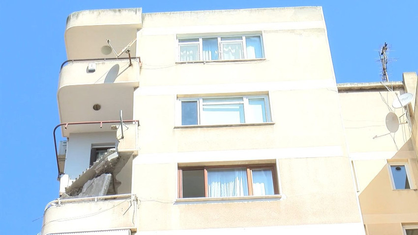 İstanbul'da 9 katlı apartmanın balkonu çöktü - Resim: 3