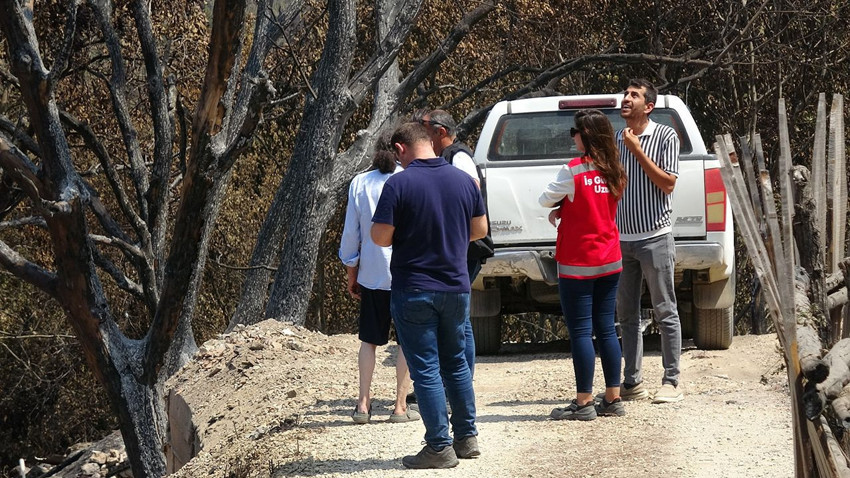 Orman yangınları bir mahalleyi haritadan tamamen sildi - Resim: 4