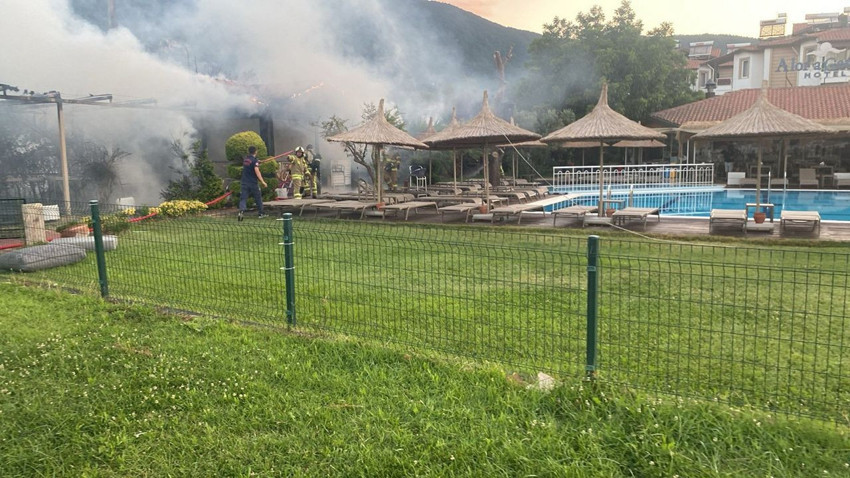 Erdek'te otelde korkutan yangın - Resim: 2