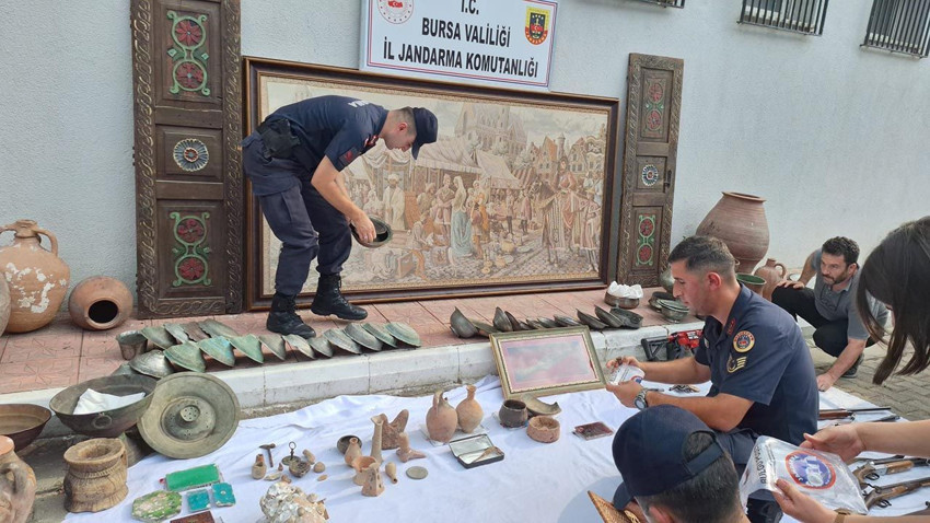 Bursa'da servet değerinde bir tablo ele geçirildi - Resim: 3