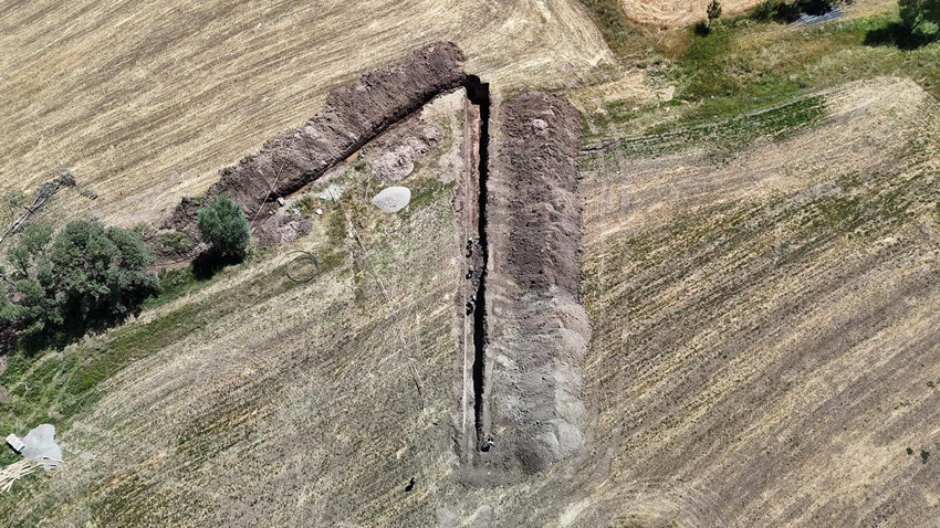 Fay hattı inceleme kazıları sırasında sürpriz keşif... - Resim: 1