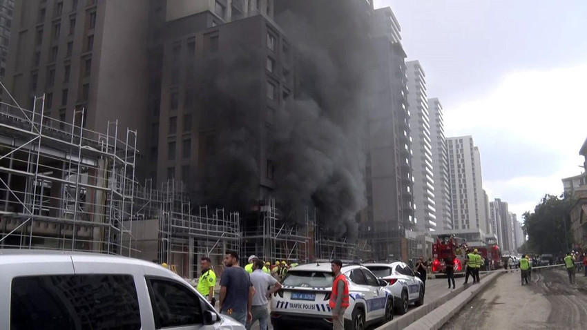 İstanbul'da 20 katlı inşaatta büyük yangın - Resim: 2