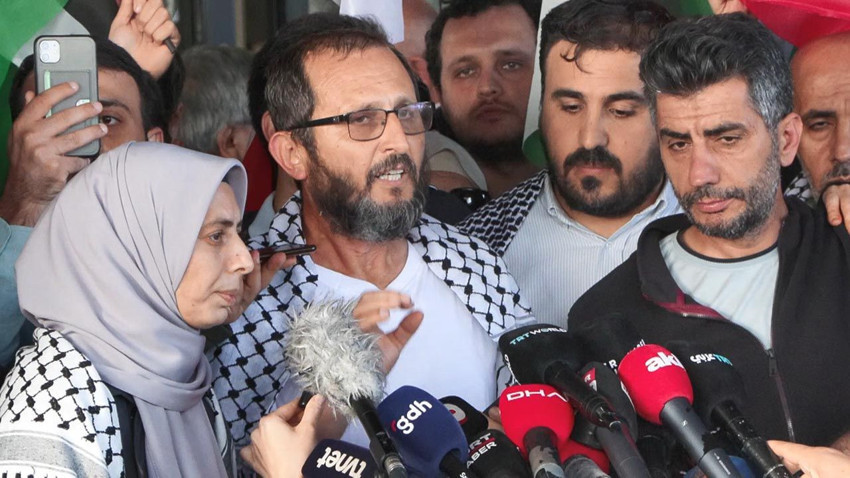 İsrail'in Küresel Sumud Filosu teknelerinde alıkoyduğu 36'sı Türk 137 kişi İstanbul'da - Resim: 3