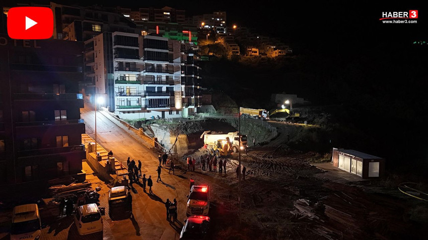 İnşaat alanında önce göçük, ardından toprak kayması: Onlarca ev ve vatandaş tahliye edildi - Resim: 1