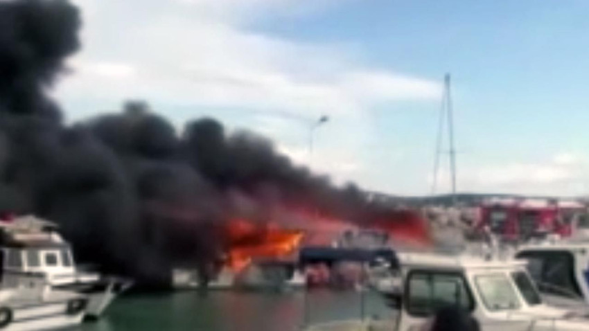 Ünlü tatil cennetinde korku dolu anlar: Tekneler alev alev yandı - Resim: 2