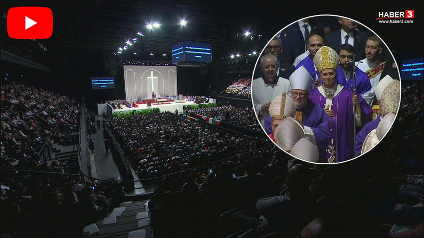 Papa 14. Leo'dan İstanbul'un dev sahnesinde Türkiye'deki ilk halka açık ayin! - Resim: 1