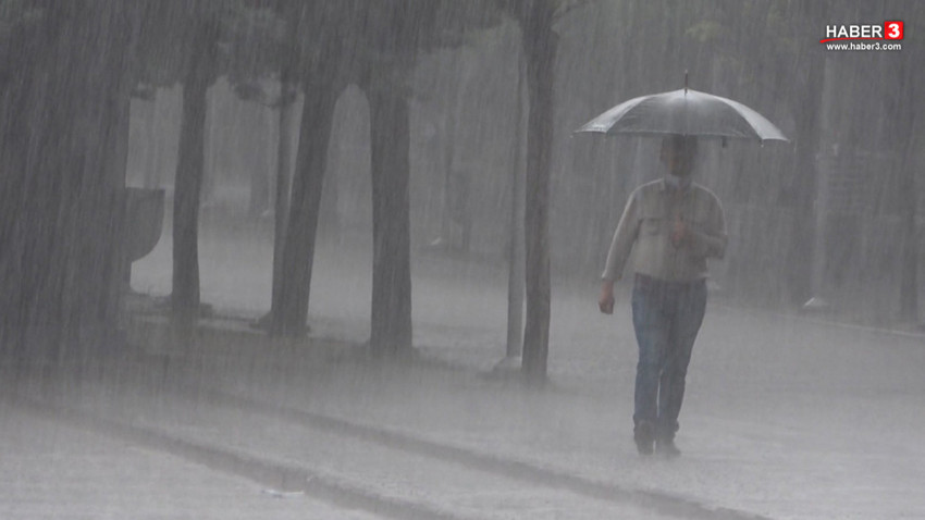 Haftasonunun hava durumu raporu açıklandı: Sağanak yağışlar çok kuvvetli geliyor
