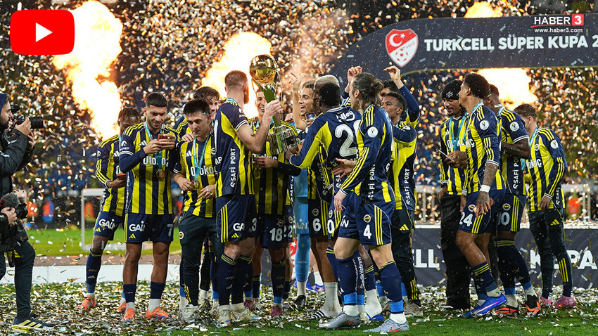 Süper Kupa Fenerbahçe'nin oldu, Galatasaray törene katılmadı