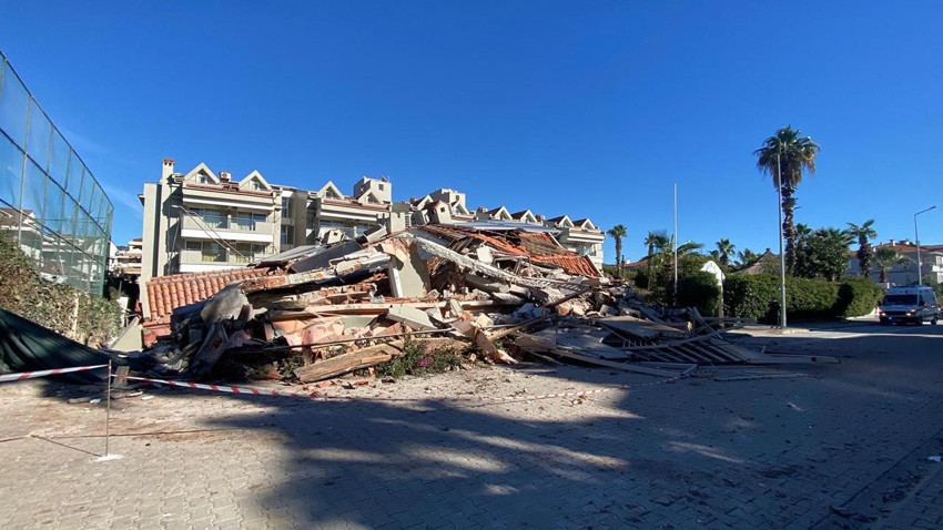 Marmaris'te apart otel çöktü! - Resim: 2