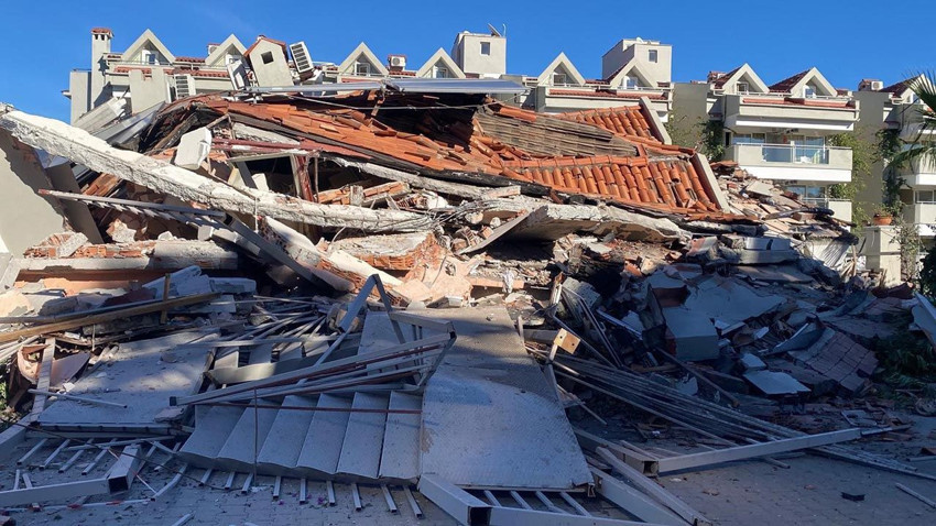 Marmaris'te apart otel çöktü! - Resim: 4