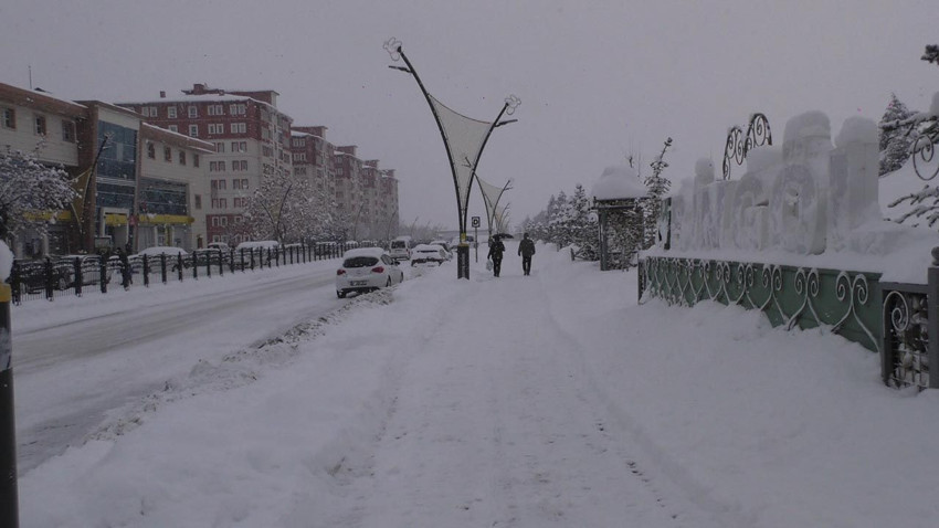 Bingöl'de kar esareti: Gece başladı, tüm köy yolları kapandı! - Resim: 2