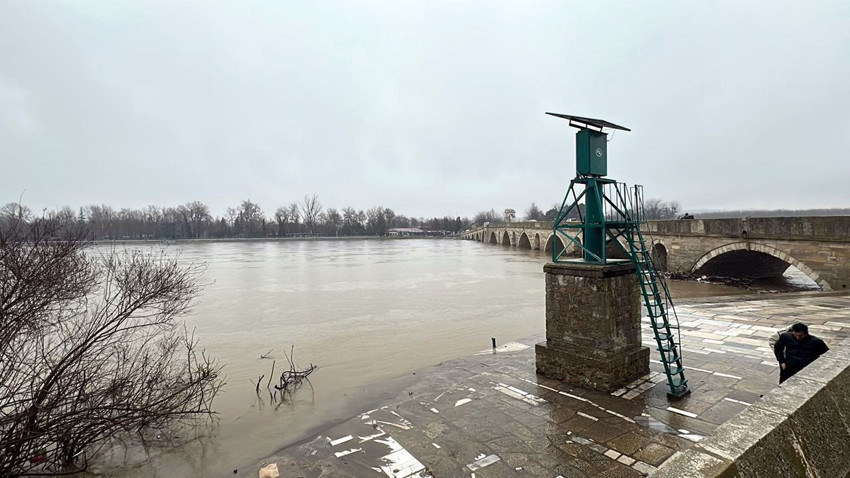Meriç Nehri’nde debi düşüşe geçti - Resim: 3