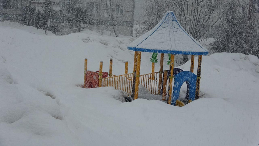 Bitlis'te kar bastırdı, hayat durma noktasına geldi - Resim: 2