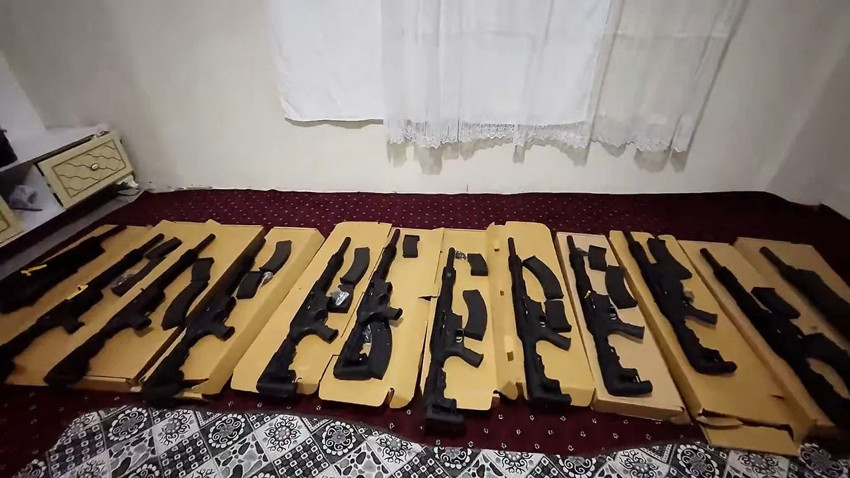 Onlarca silahı volkanik taşlarla gizlemişler... Jandarma bile neye uğradığını şaşırdı! - Resim: 4