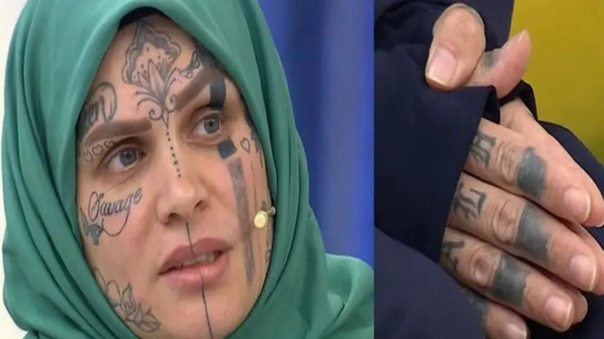 Canlı yayının ''Dövmeli Nazlı'sı'' sosyal medyaya transfer oldu - Resim: 3