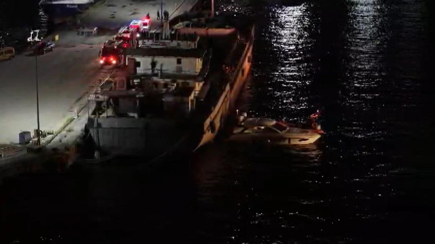 İstanbul Boğazı'nda korku dolu anlar: Gemiye çarpan tekne sulara gömüldü - Resim: 2