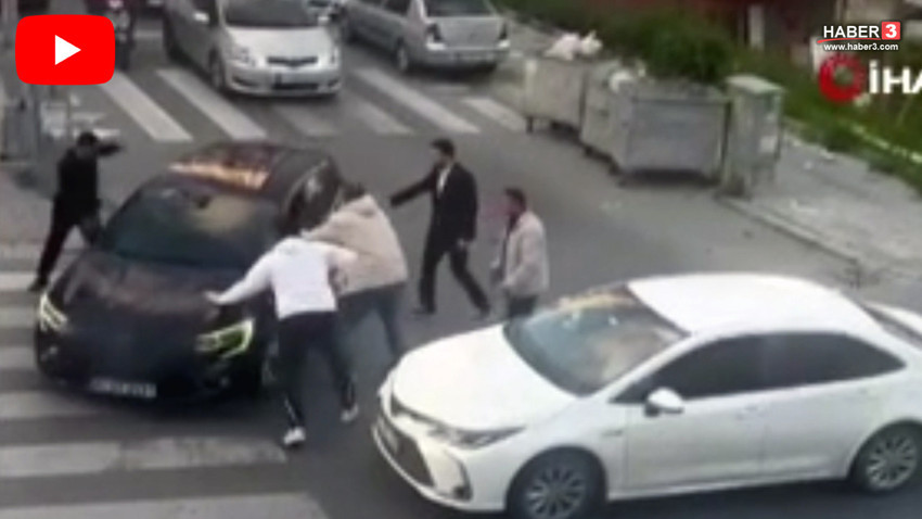 Esenyurt'ta akılalmaz anlar! Trafik kazasıyla başladı, az kalsın katliama dönüşüyordu!