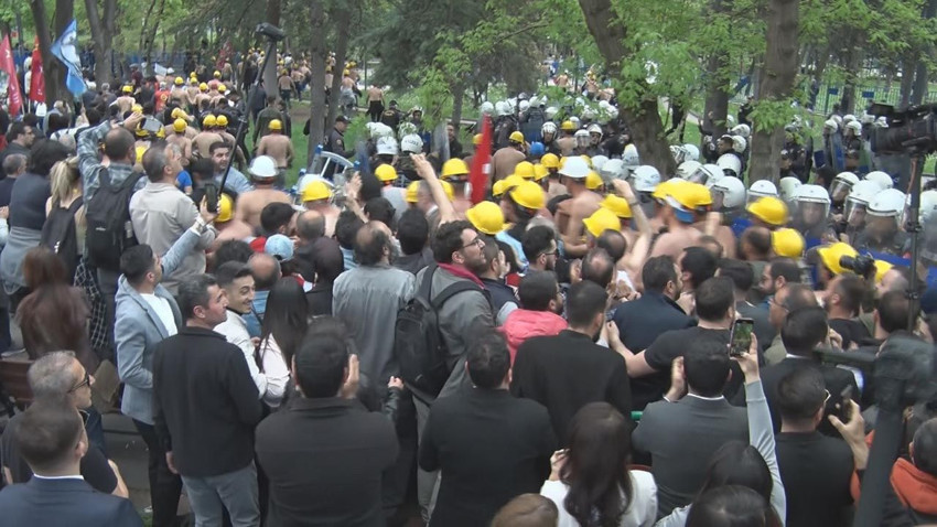 Aylardır maaş alamayan işçilerin direnişi sürüyor: 8'inci günde polisten biber gazlı müdahale! - Resim: 3