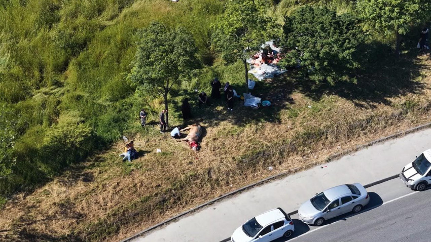 Kurban Bayramı'nın ilk gününde İstanbul'da skandal manzaralar - Resim: 3