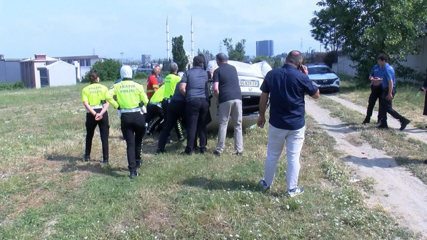 İstanbul'da adliye otoparkında akılalmaz kaza! Hakimin kullandığı araç 2 metreden aşağı uçtu! - Resim: 2