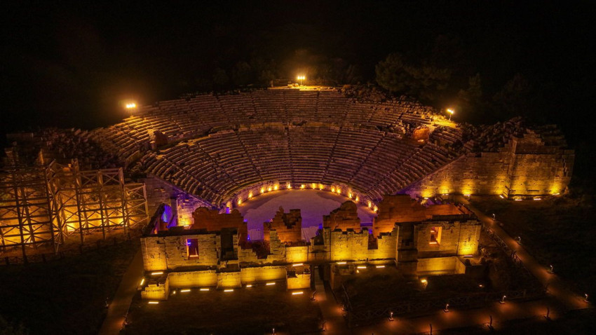 Antalya Patara Antik Kenti'nde gece müzeciliği başladı: Işıklı tarih yolculuğu - Resim: 3