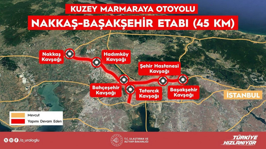 İstanbul'da geçiş garantili Başakşehir-Nakkaş Otoyolu'nda sona gelindi - Resim: 3