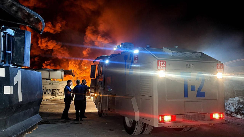 Malatya'da korkutan yangın: Alevler geceyi aydınlattı - Resim: 4