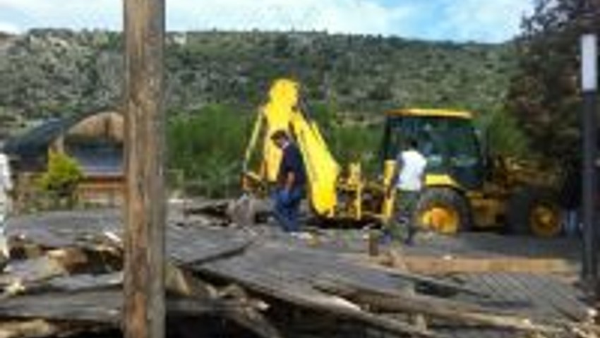 Datça’da İş Yeri Yıkımı